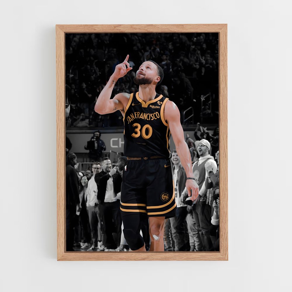 Poster Stephen de curry – affiche Basketball (vue 4)